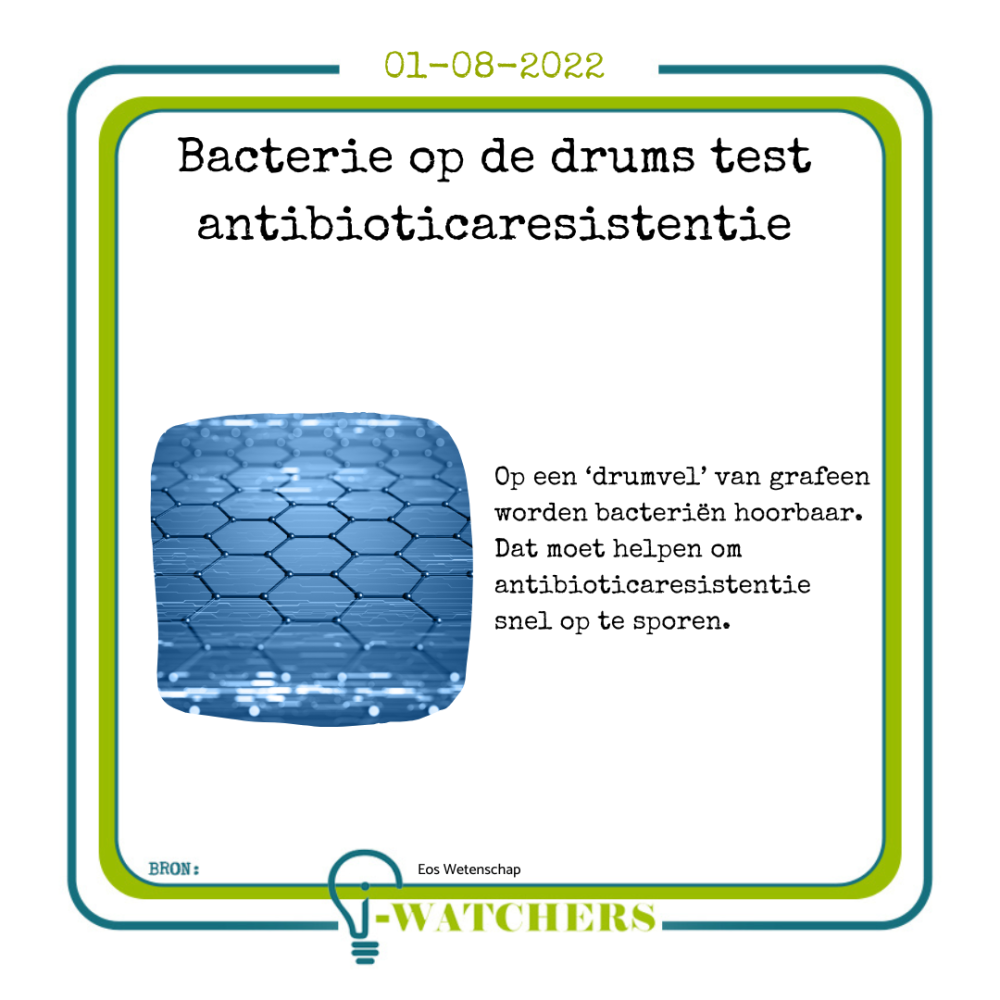 Bacterie op de drums test antibioticaresistentie
